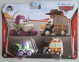 Disney Pixar Cars Buzz Lightyear & Woody Die-Cast 2-Pack