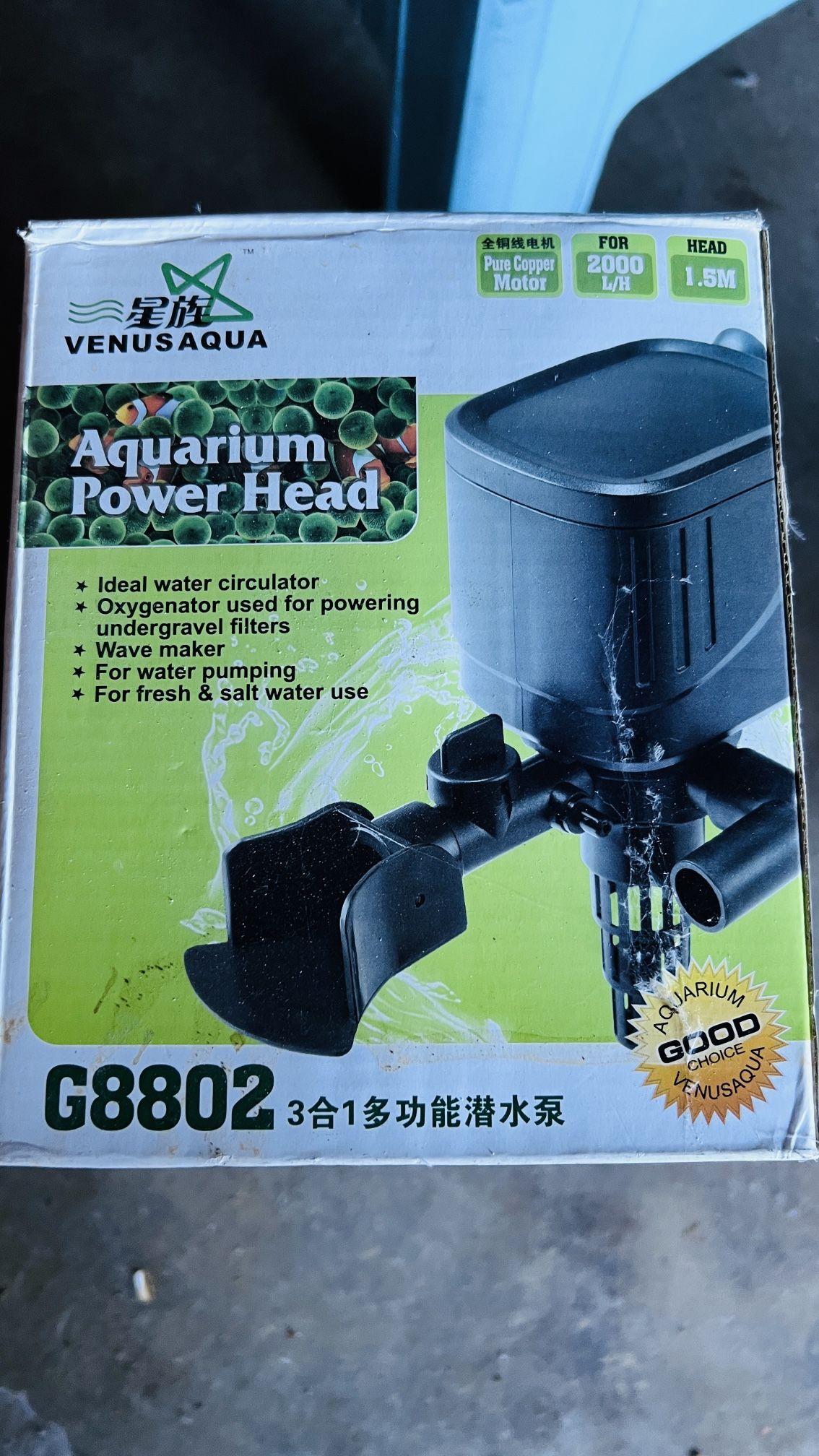 Fish Tank Power Head Auto Feeder