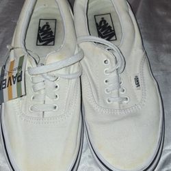 Women's Size 8.5 Boys Size 7 Vans Sneakers 