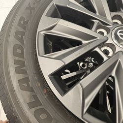 TOYOTA TACOMA TUNDRA SATIN BLACK 20" INCH WHEELS WITH  265/60/20 YOKOHAMA TIRES