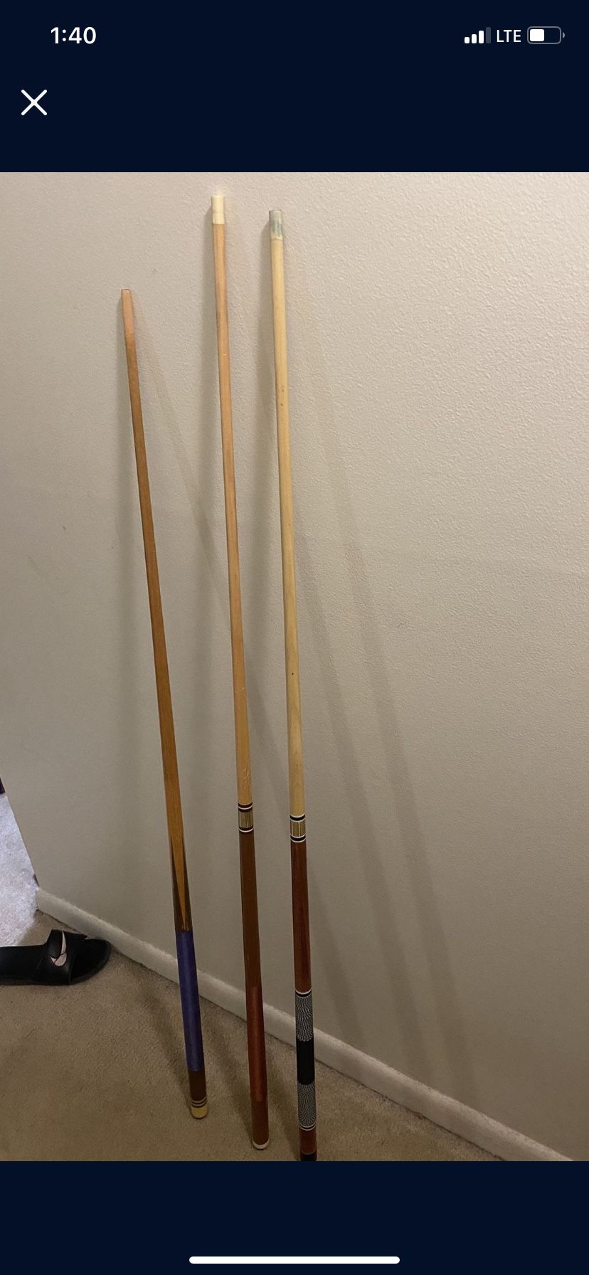 Pool Sticks Need Tips
