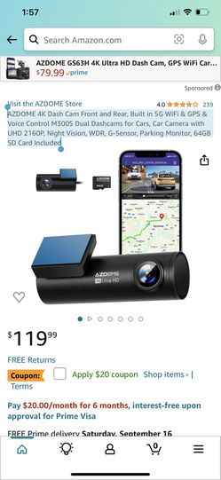 Azdome Dash Cam for Sale in San Diego, CA - OfferUp