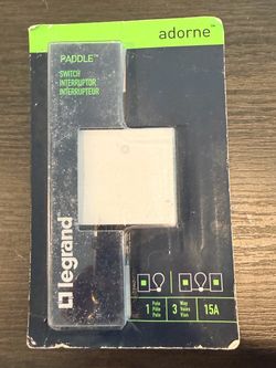 Legrand Adorne Paddle Switch 3-Way 15A