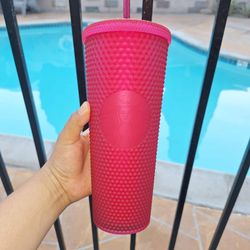 Starbucks Ruby Pink studded tumbler