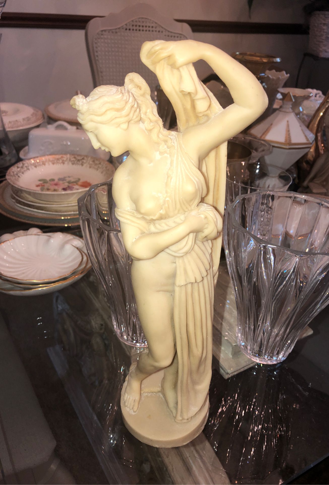 L.T.P.A.T. Feels Porcelain Sculpture of Aphrodite, engraved A. Rodin, Olympian, Greek, Roman, Gods, Turkish