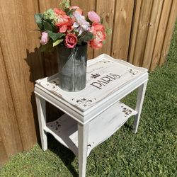Shabby Chic Vintage Table /cart 