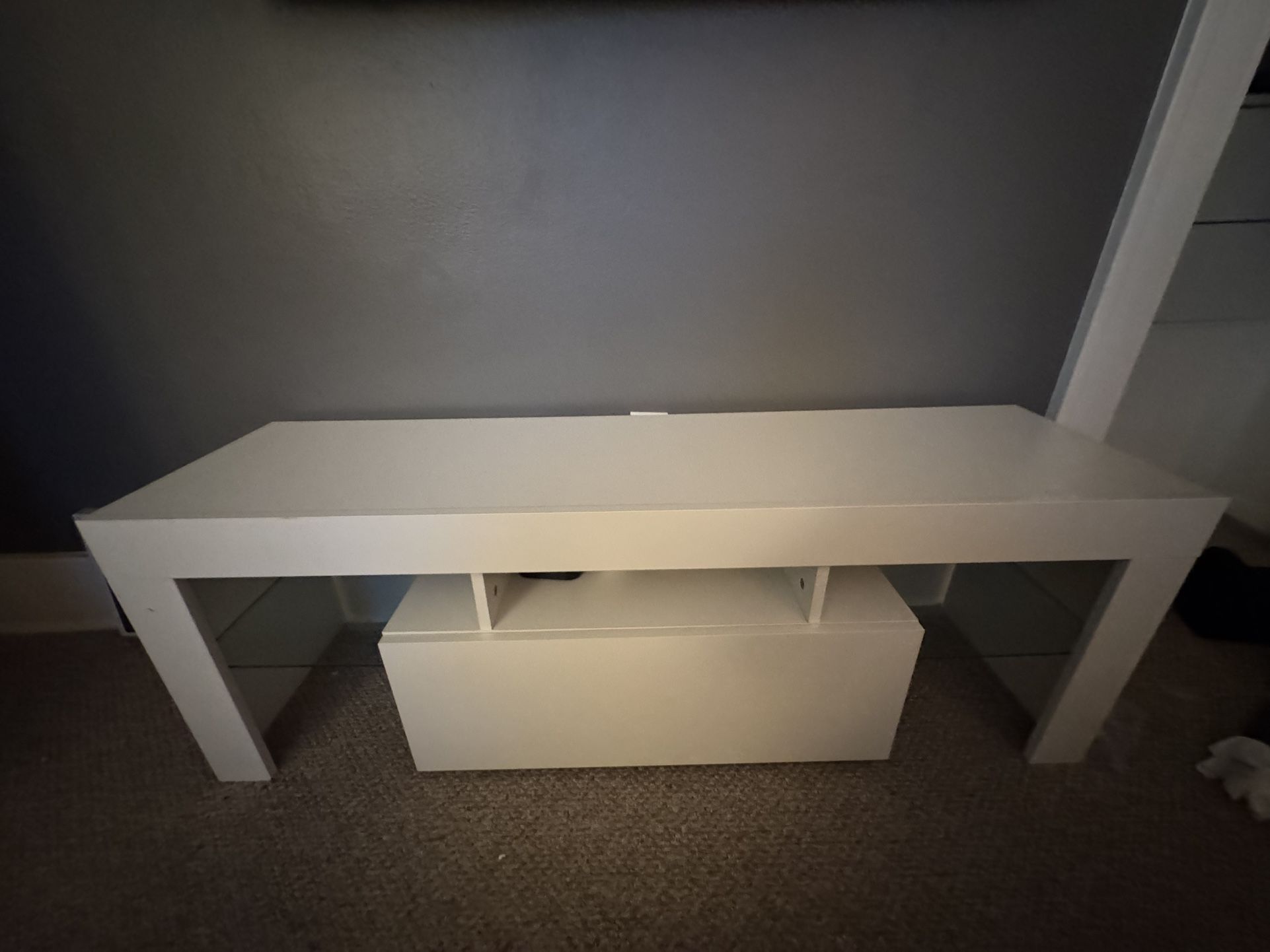 TV Stand for 32/40/50/55 Inch TV, Modern  with Large Drawer