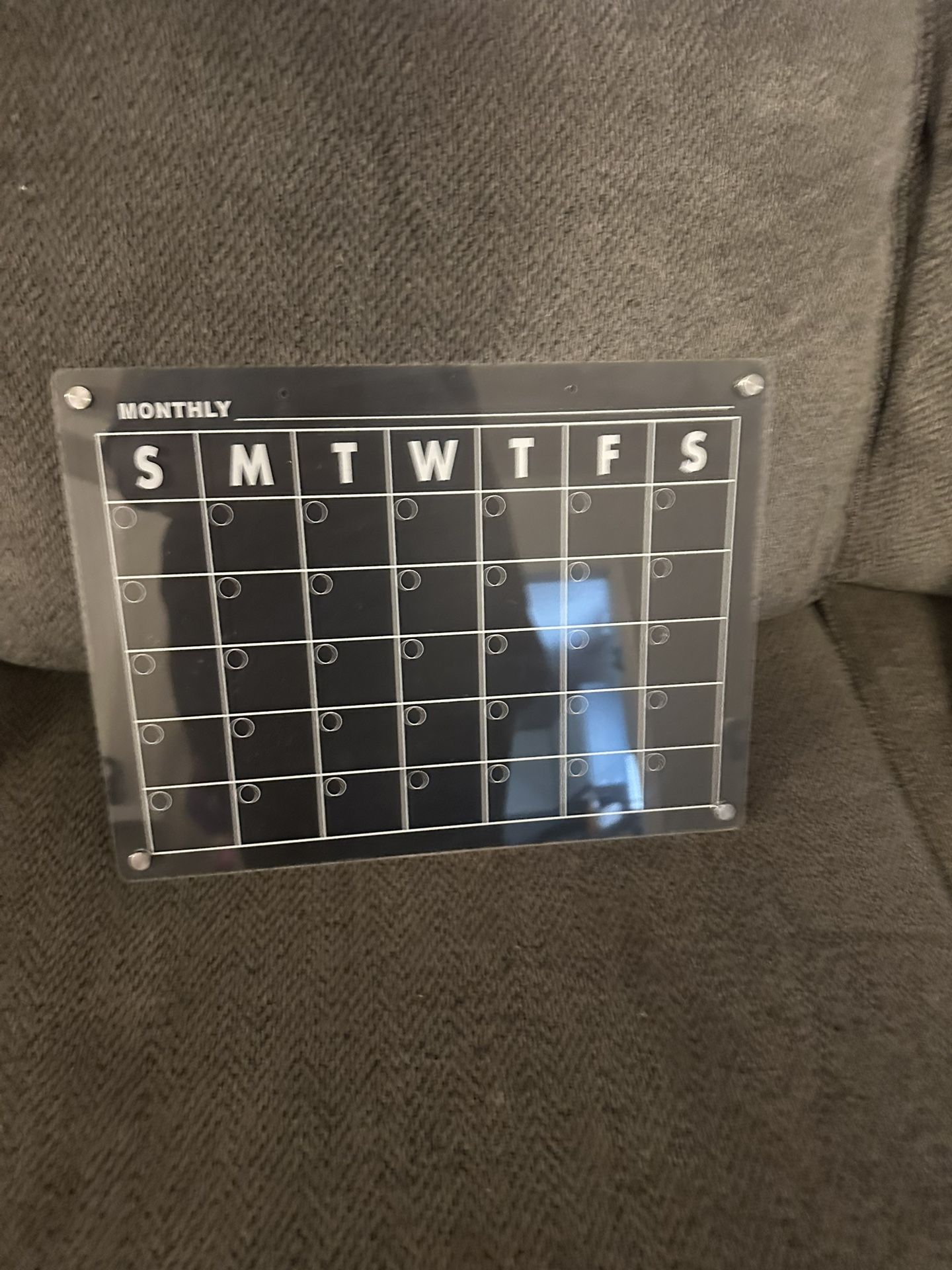 Magnetic Acrylic Calendar