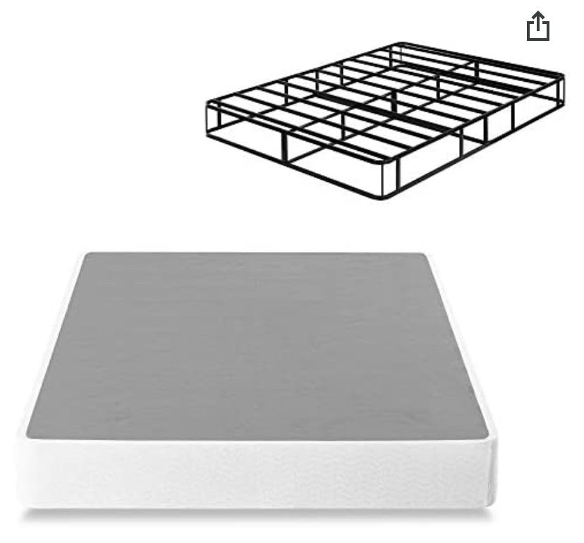 Metal Box Spring And Cover Queen