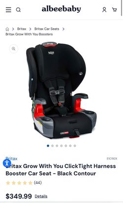 Britax Grow With You Clicktight Plus Harness Booster Car Seat