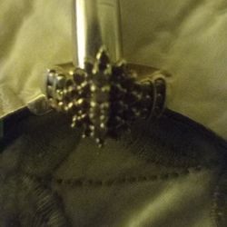 Size +7 925 gold and silver rung