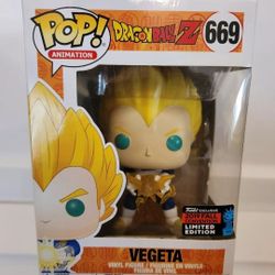 Funko Pop! Dragon Ball Z Vegeta 2019 Fall Convention Exclusive #669