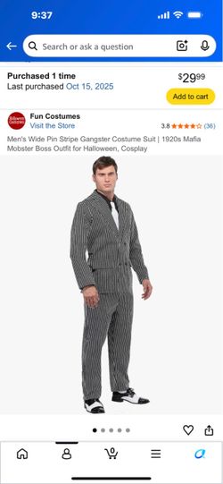 Men costume