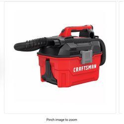 Craftsman V20 CMCV002B 2 gal Cordless Portable Wet/Dry Vacuum