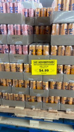 Hint flavored sparkling water