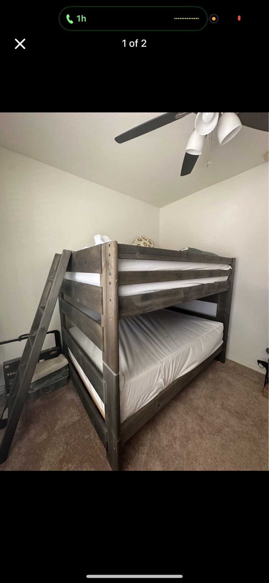 Bunk Beds - Full Size With Mattresses