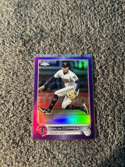 Carlos Correa Purple Parallel