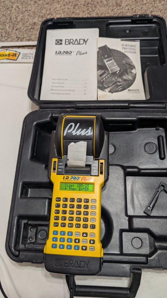 Brady I https://offerup.com/redirect/?o=RC5QUk8= Plus wire marker printer for part or fix. It powers up. Battery take a charge but does not hold it. I