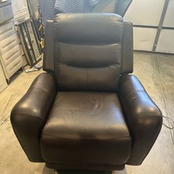 Leather Recliner ($350)