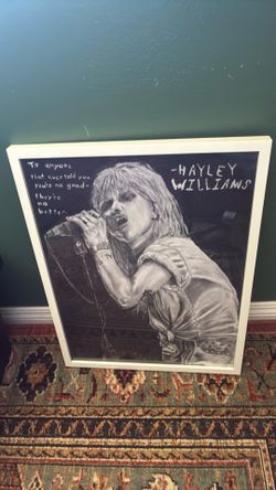 18x24” white frame