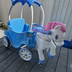 Horse Kids Toddler Carriage 