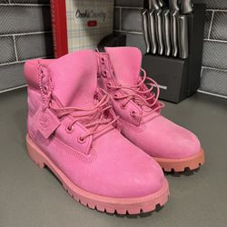 Pink Timberland Boots