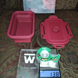 CRIMSON Collapsible Bowl Scale 1000g X 01.g Only $10!!!
