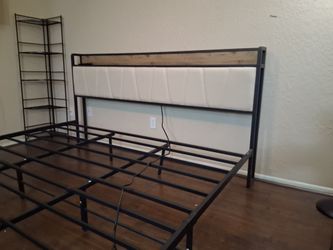 King Bedframe With Plug Ins