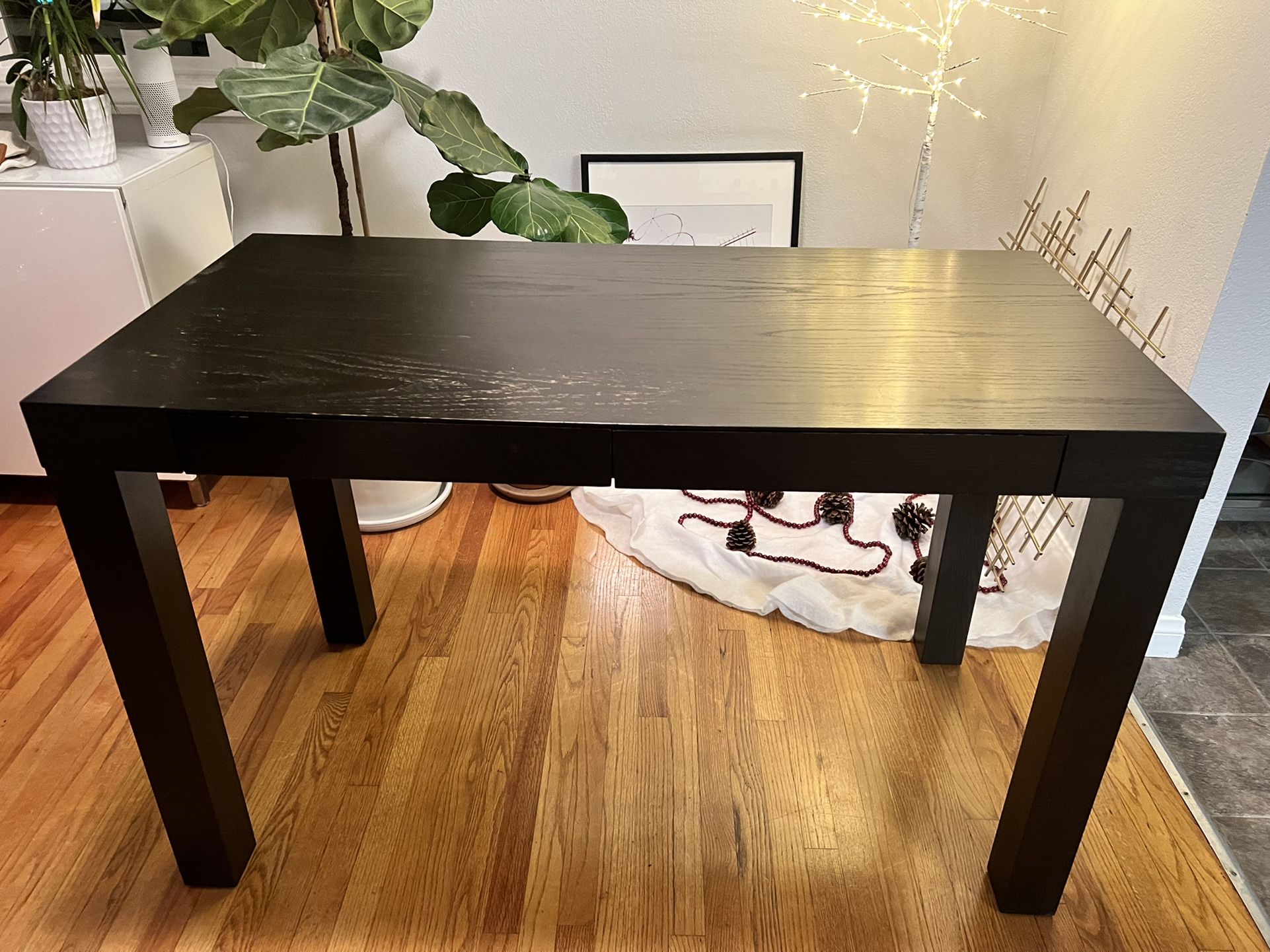 Unique West Elm Parsons Desk 24(W)x48(L)x30(H) Inches *Used *Solid construction *Not IKEA