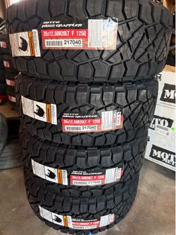 New set of 34x12.50R20 Nitto Ridge Grapplers
