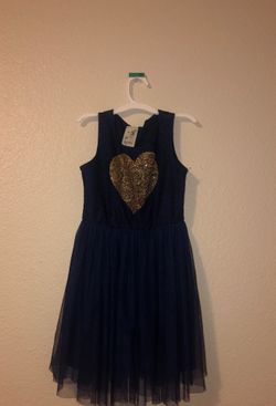 Girls blue size 6 dress