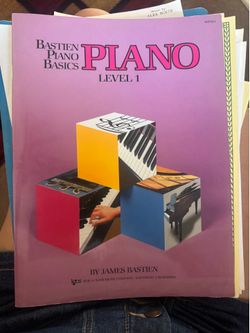 Piano:  music books- various