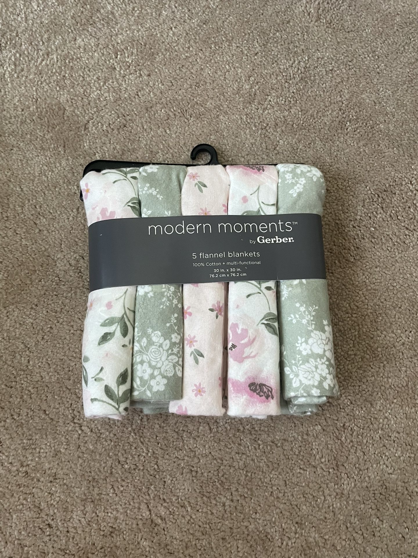 Gerber Baby Blankets Set Of 5