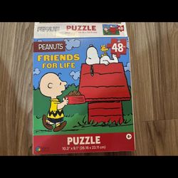 Peanuts Charlie Brown & Snoopy 48 piece jigsaw puzzle