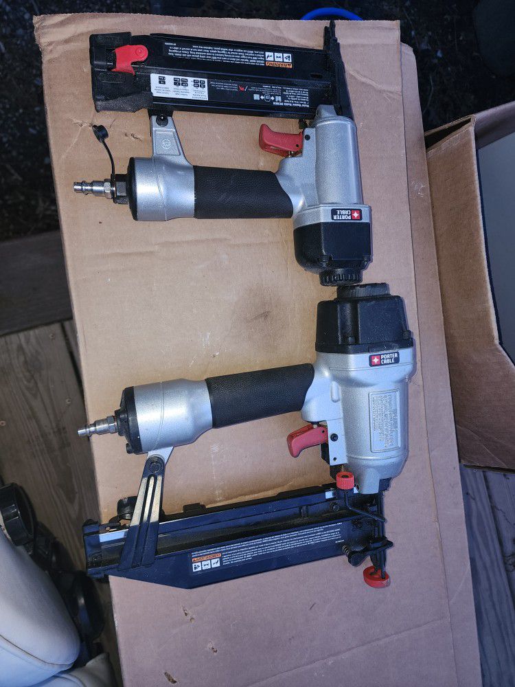 Porter Cable 16 and 18 gauge Nail Guns
