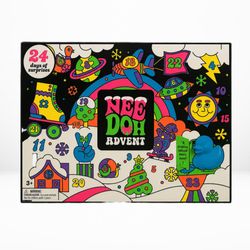 NeeDoh Christmas Advent Calendar 24 Toys Reusable Kids Age 5-12 Multicolor