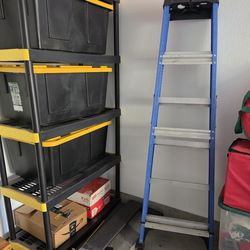 Ladder lightly used Louisville blue