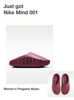 Nike Mind 001 Pink Smoke Size 7W