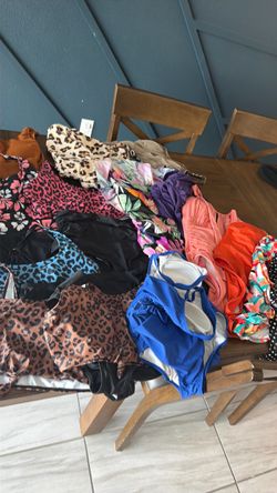 Lot of women’s bathing suits