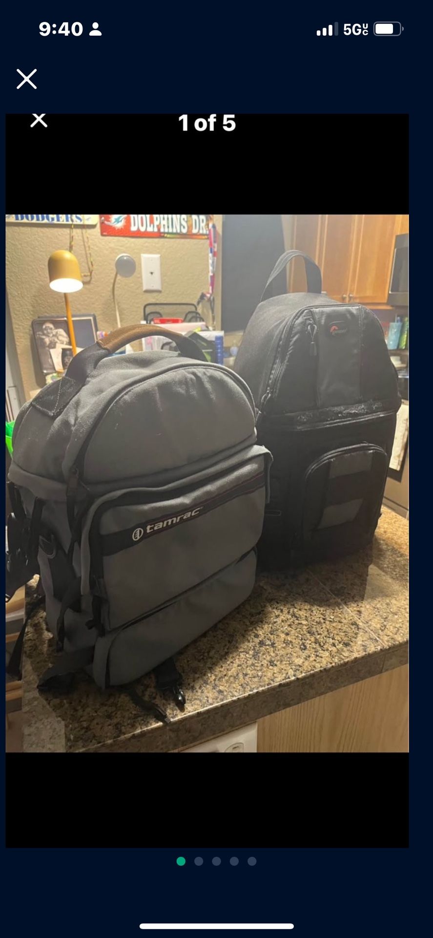 Great Moving Deal Perfect Condition Hiking Backpacks π Get Both Lowepro And Tamrac