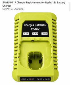 Brand new : P117 Charger Replacement for Ryobi 18v Battery Charger