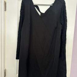 Black Dress Plus Size xl/ 1x