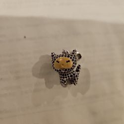 Saswaski Blue Crystal Cat Charm