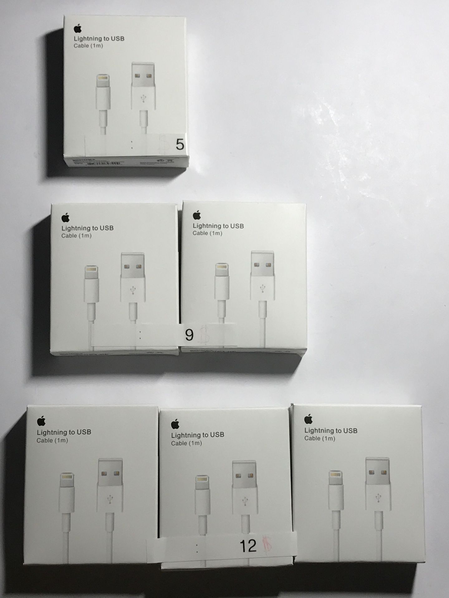 3ft Apple iPhone/ iPad Charging Cables/ iPhone Chargers 3 Pack