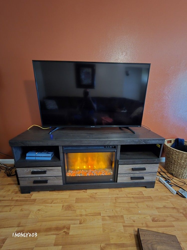 Tv and Stand