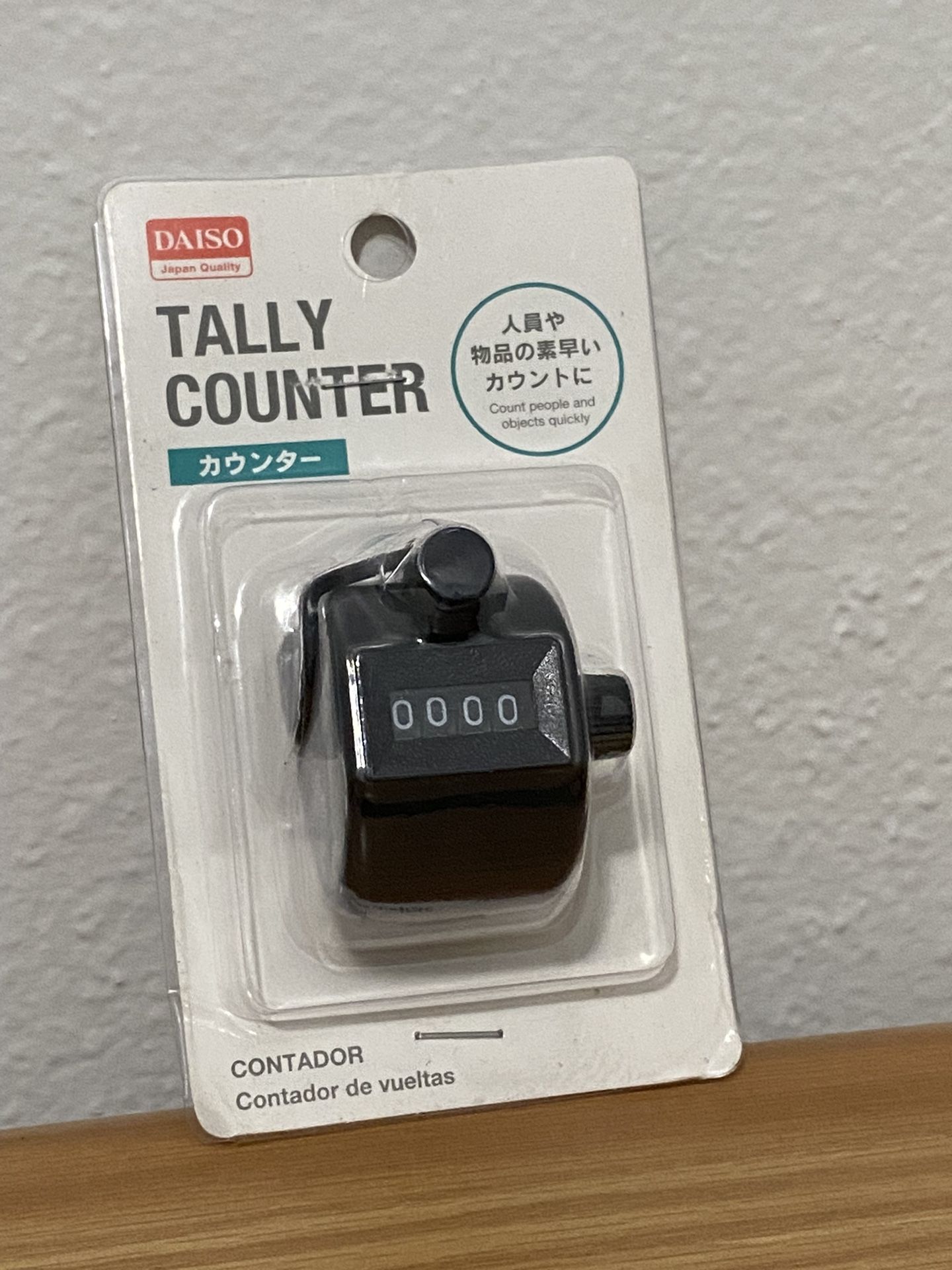 Tally Counter from Daiso $2