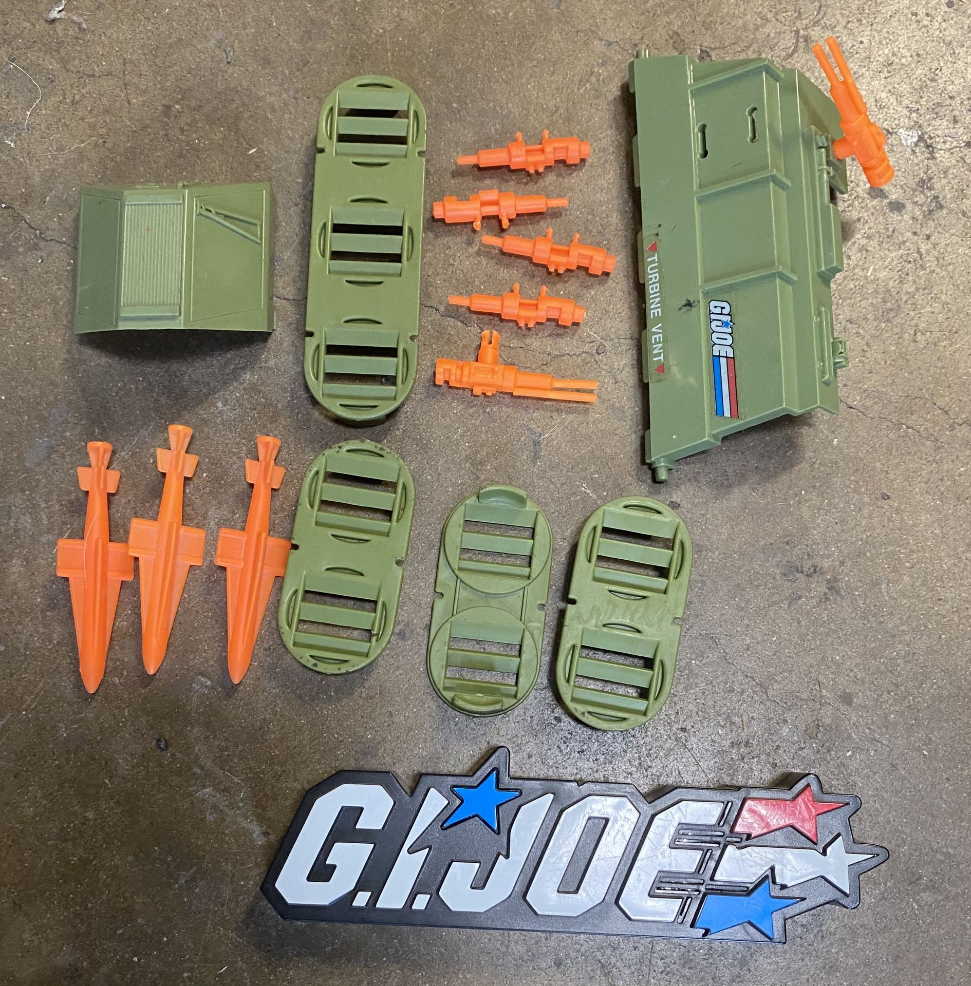 GI JOE HAVOC PARTS VINTAGE 80s 1986 COBRA 3 3/4”