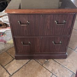 Solid Wood File Cabinet