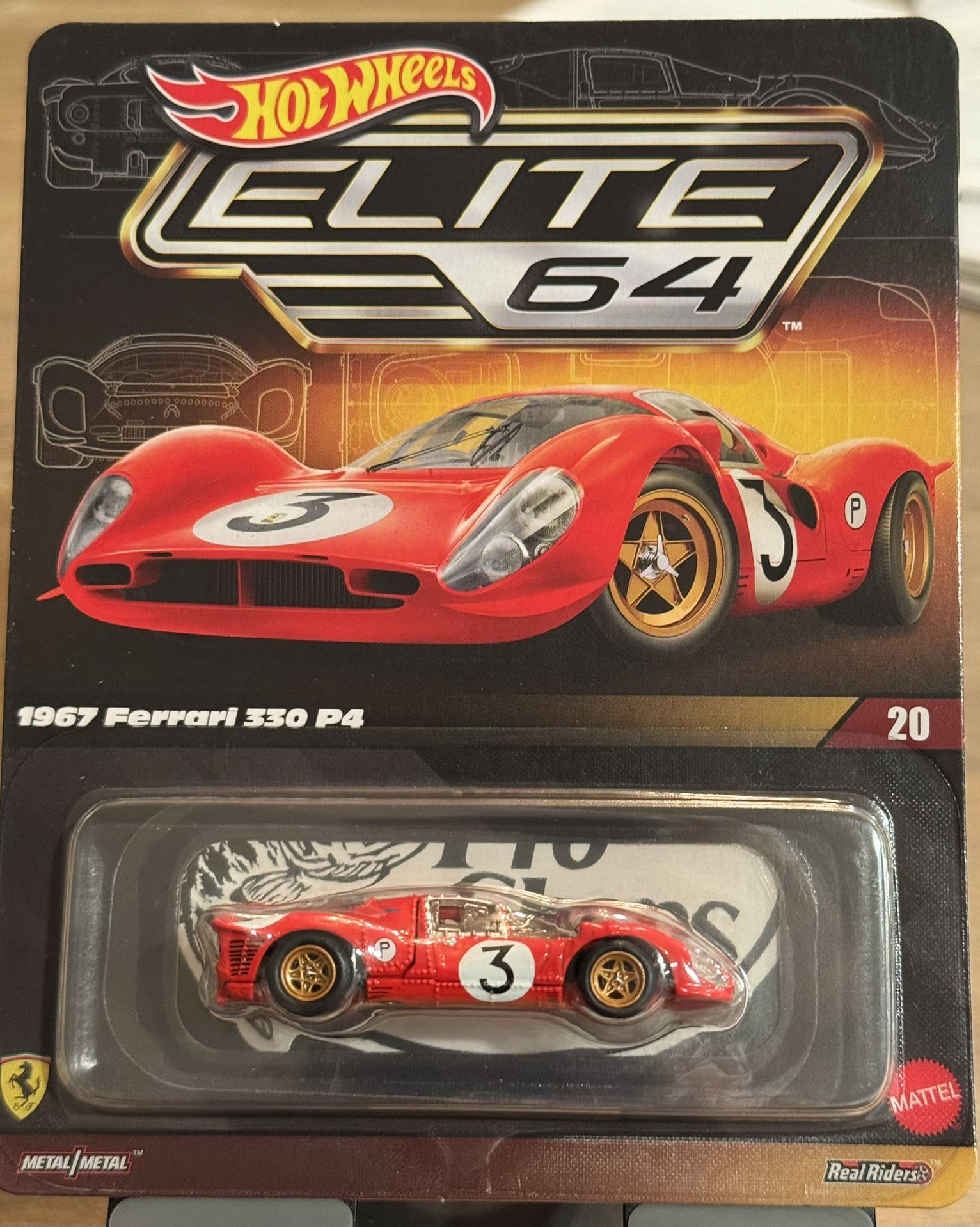 Hot Wheels Elite 64 1967 Ferrari 330 P4 