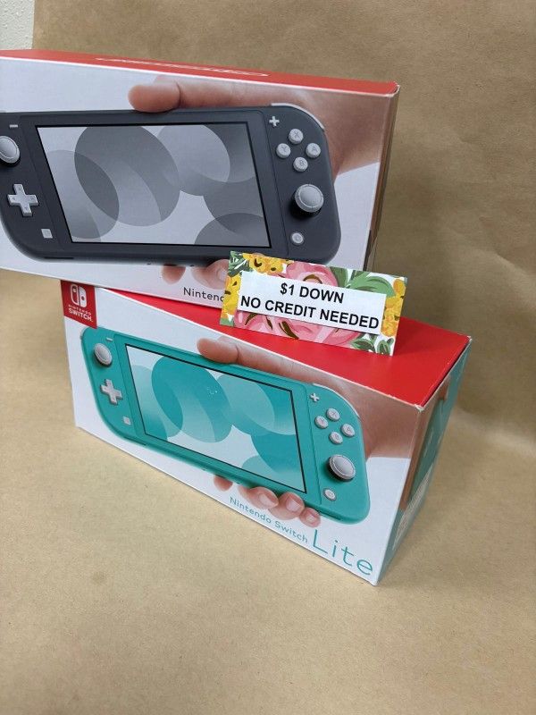 Nintendo Switch Lite New Game Console - Pay $1 today and pay the rest later -
